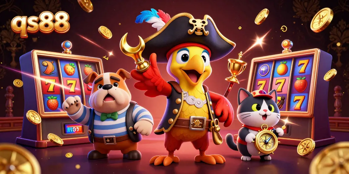 Experience the thrilling entertainment of qs88 casino with vibrant slot elements and lively characters.