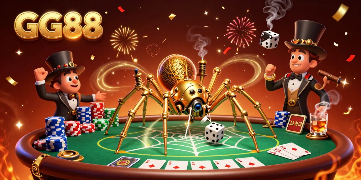 GG88 experience vibrant gaming action featuring steampunk elements and poker dynamics.