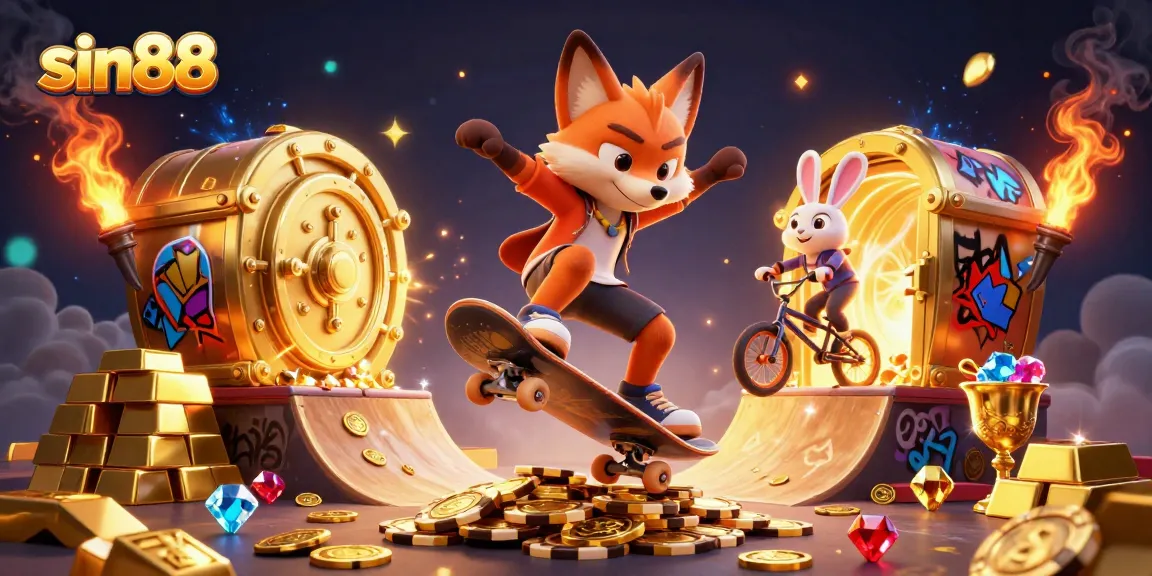 Experience thrilling gameplay at sin88 amidst golden riches and vibrant characters.