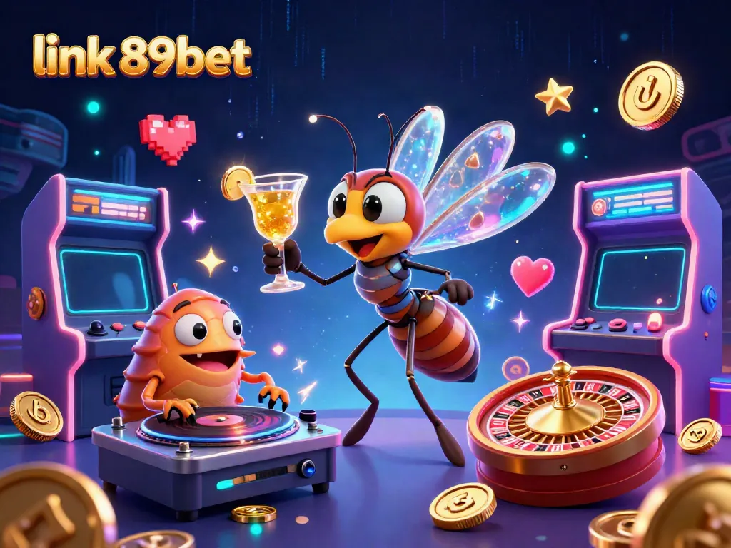 Engage in thrilling gameplay with link 89bet, featuring vibrant casino characters and dynamic gaming elements.