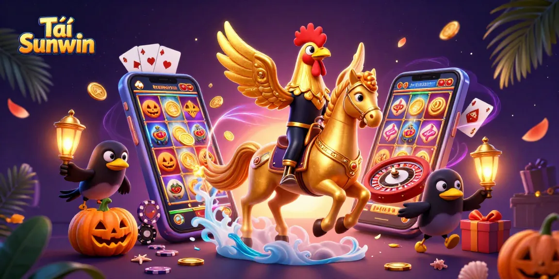 Tải Sunwin and enjoy vibrant gaming adventures in a dynamic online casino scene with stunning visuals.