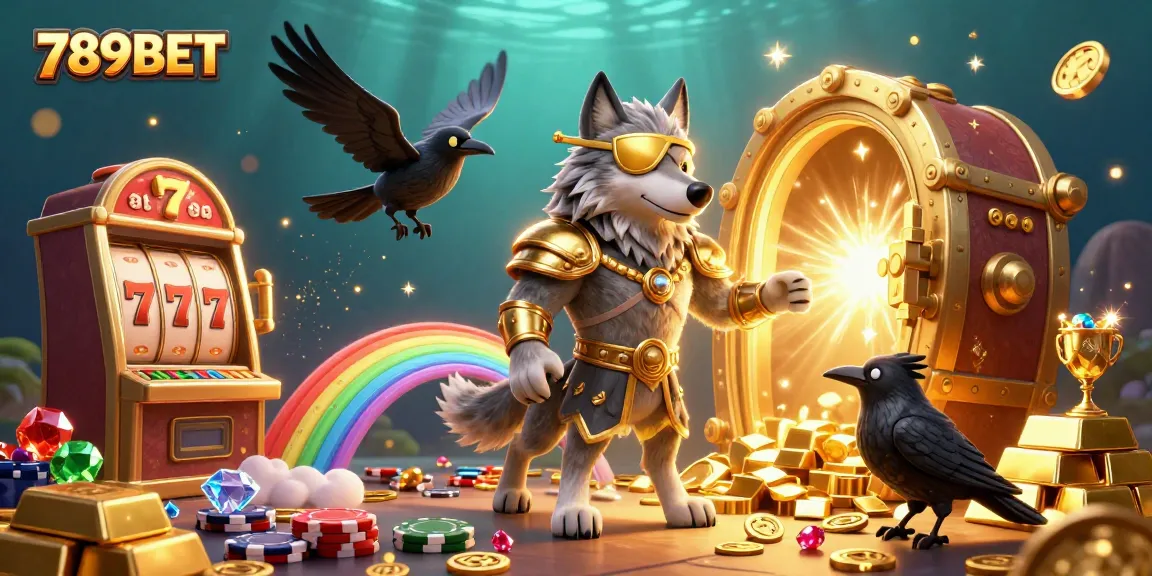 Experience exciting gameplay with 789BET's slot machines and treasures surrounded by mythical elements.