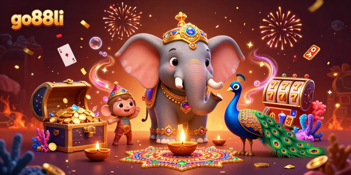 Spin the reels with go88li in this vibrant 3D casino-themed illustration featuring dynamic gaming elements.
