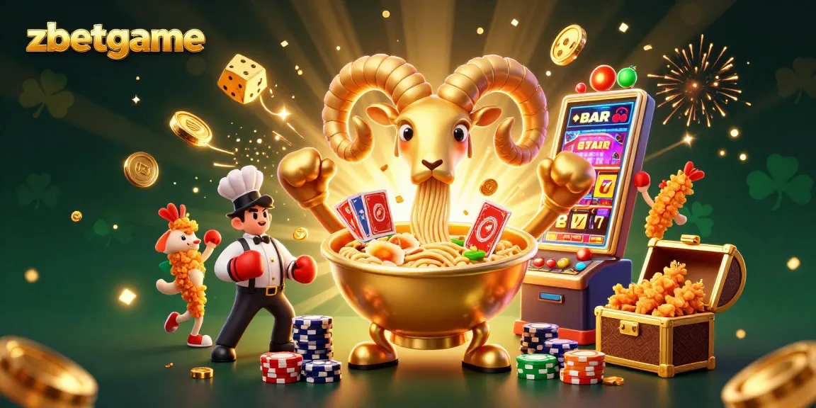 Experience thrilling entertainment at zbetgame with a vibrant casino scene featuring animated characters.
