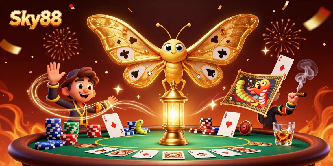 Experience vibrant gameplay action at Sky88 with dynamic casino scenes and vivid elements.