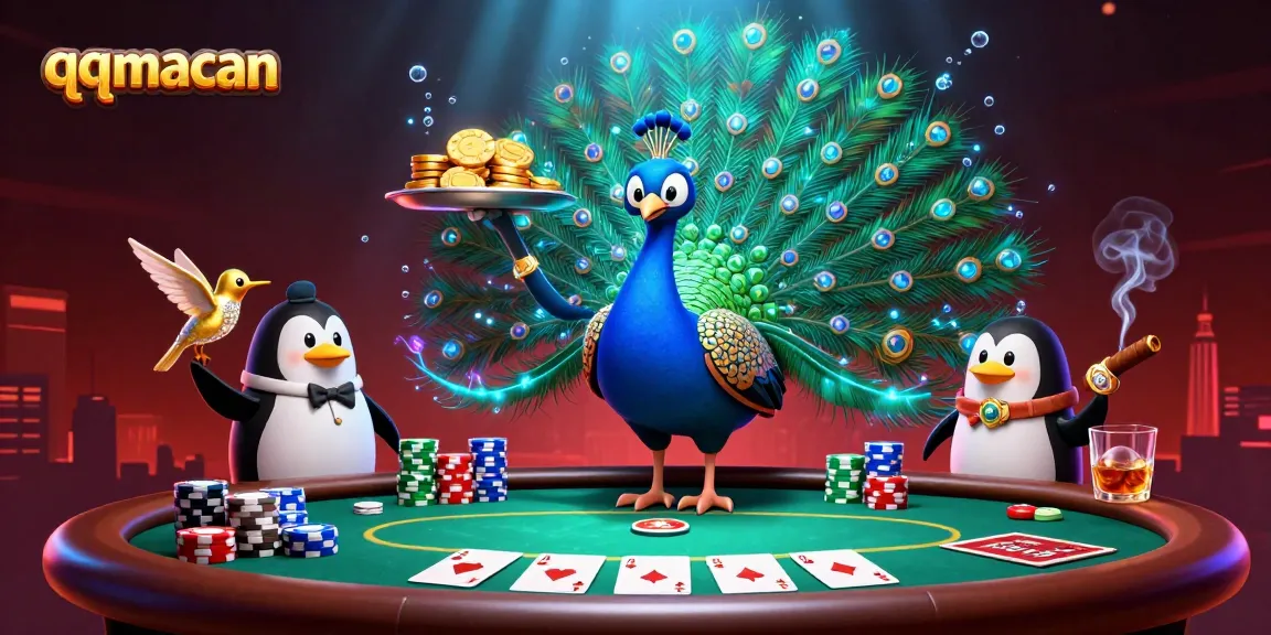 Experience the thrilling gameplay at qqmacan with vibrant casino highlights and energetic characters.