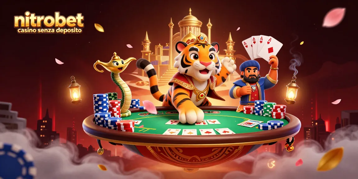 Scopri i segreti del nitrobet casino senza deposito con un sultano e un genio nel cielo stellato.