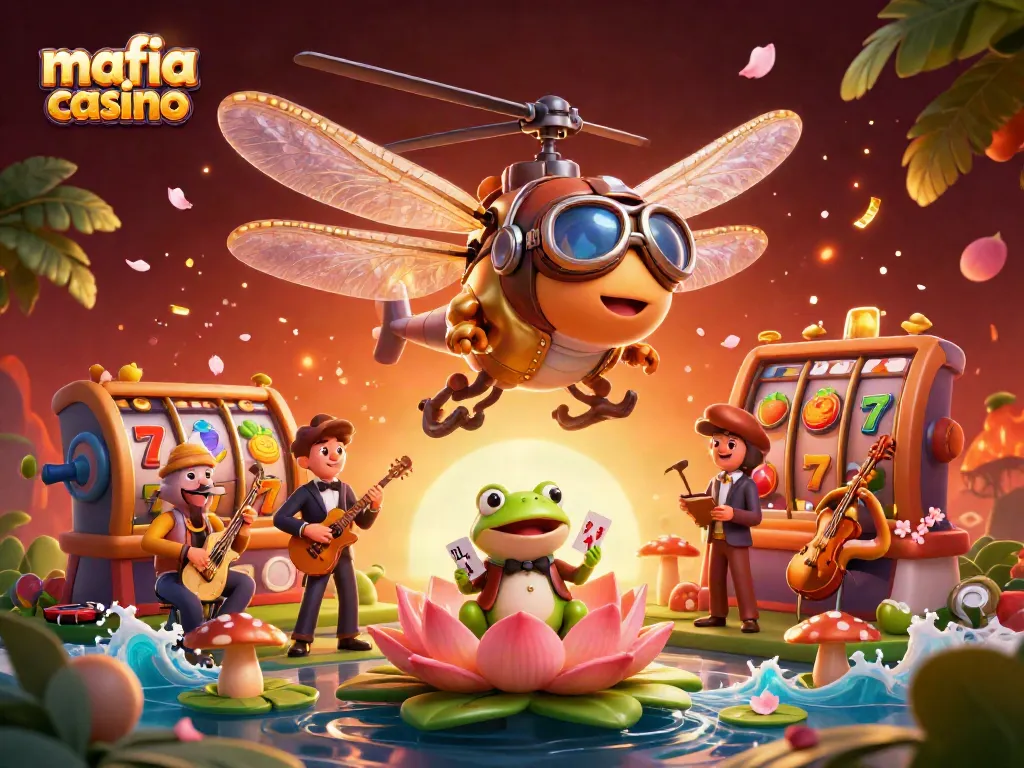 Experience thrilling gameplay at mafia casino with vibrant characters and rich casino elements.