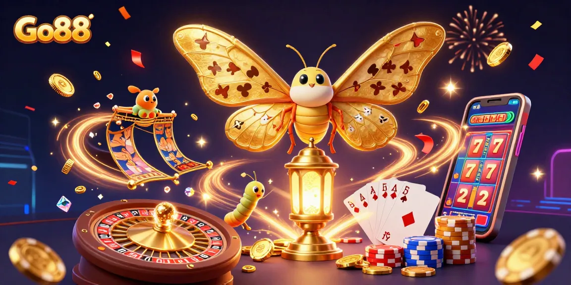 Experience the thrill of Go88 with vibrant casino-themed visuals and captivating game elements.