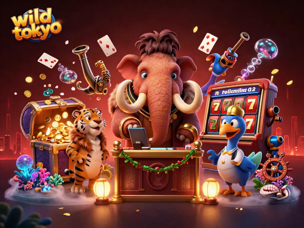 Play exciting casino games at wild tokyo featuring VIP characters and captivating game elements.